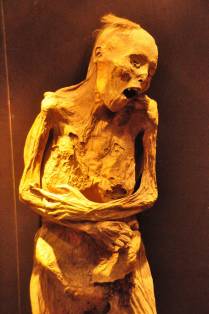 Uma das estrelas do Museu das Múmias, em Guanajuato - México